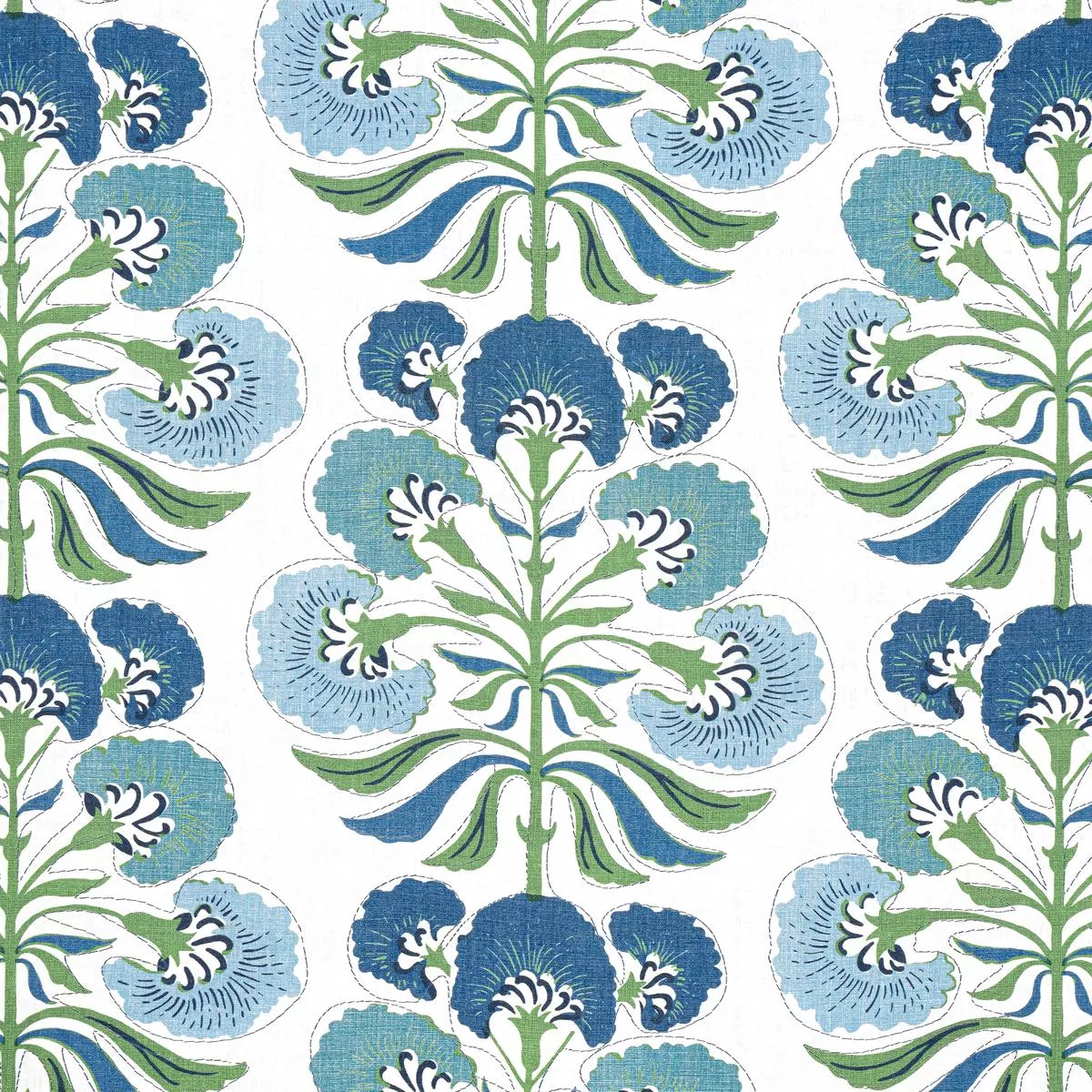tybee-tree-green-blue-fabric Tybee Tree Green and Blue Fabric