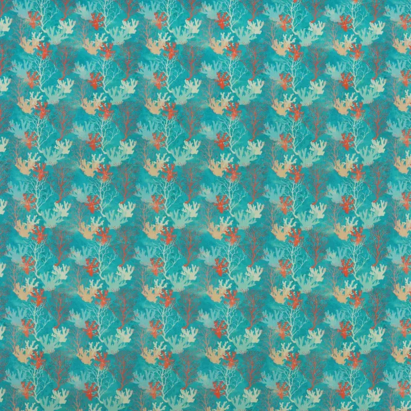 under-sea-fabric-collection-coral-reef-turquoise Under The Sea Fabric Collection – Coral Reef Turquoise