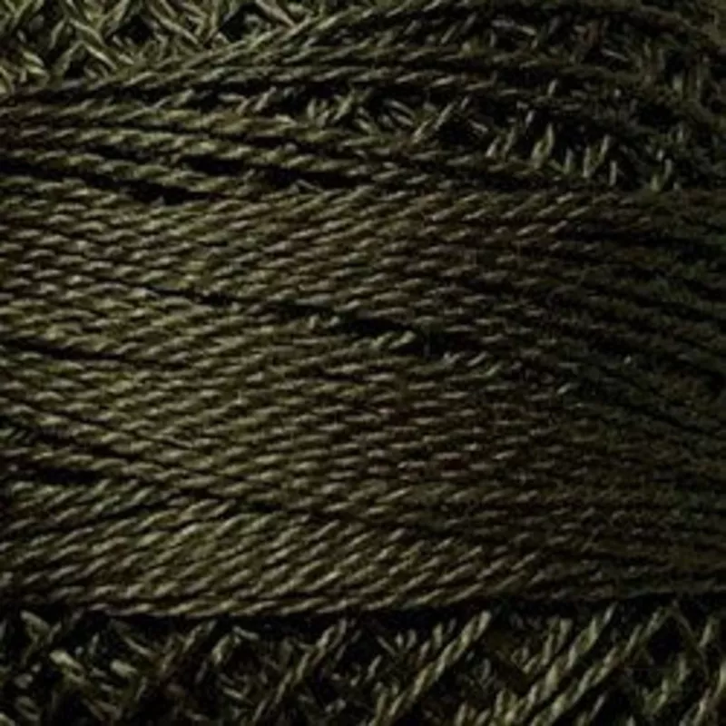Valdani 12wt Solid #199 – Dark Olive Green