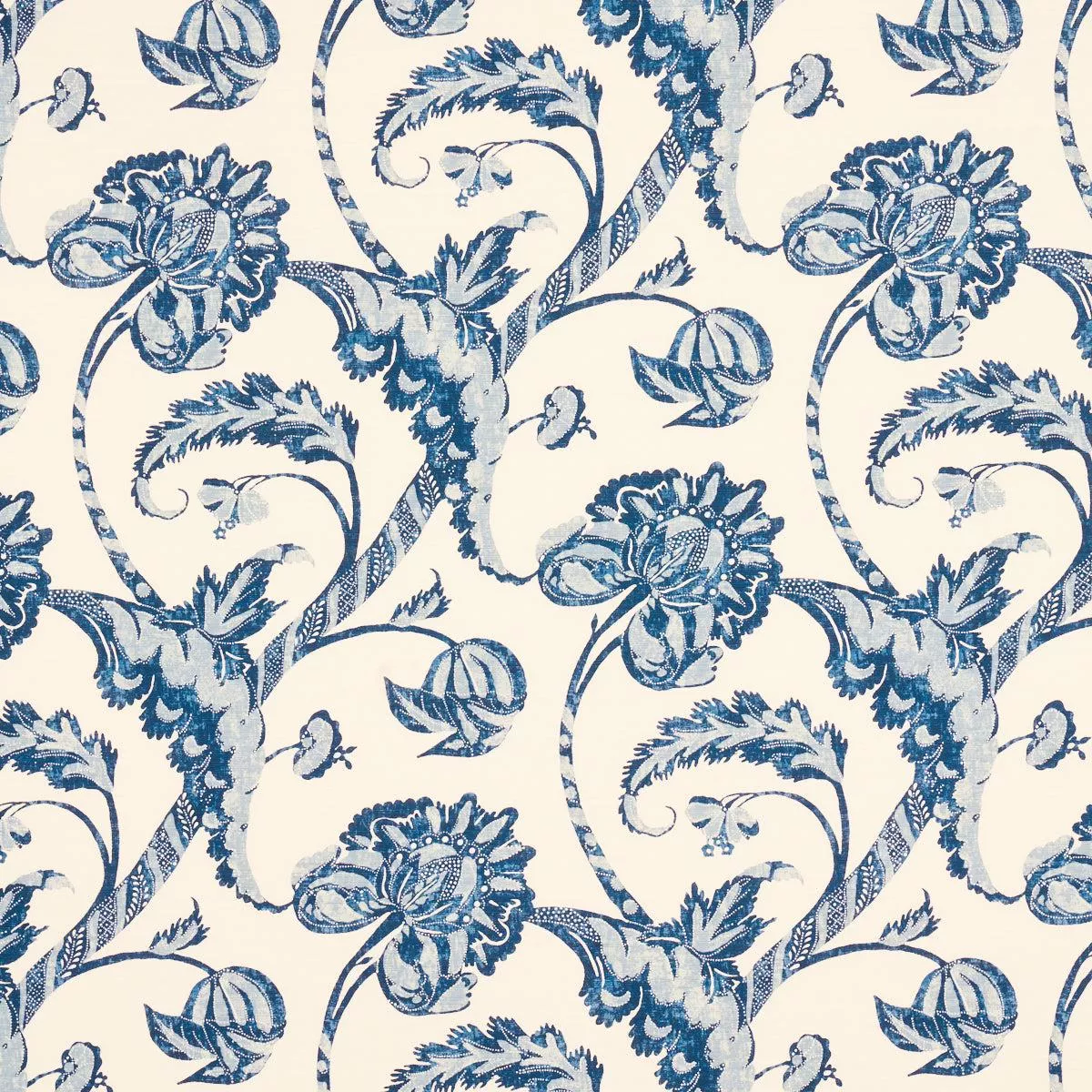 vallier-vine-indigo-fabric Vallier Vine Indigo Fabric