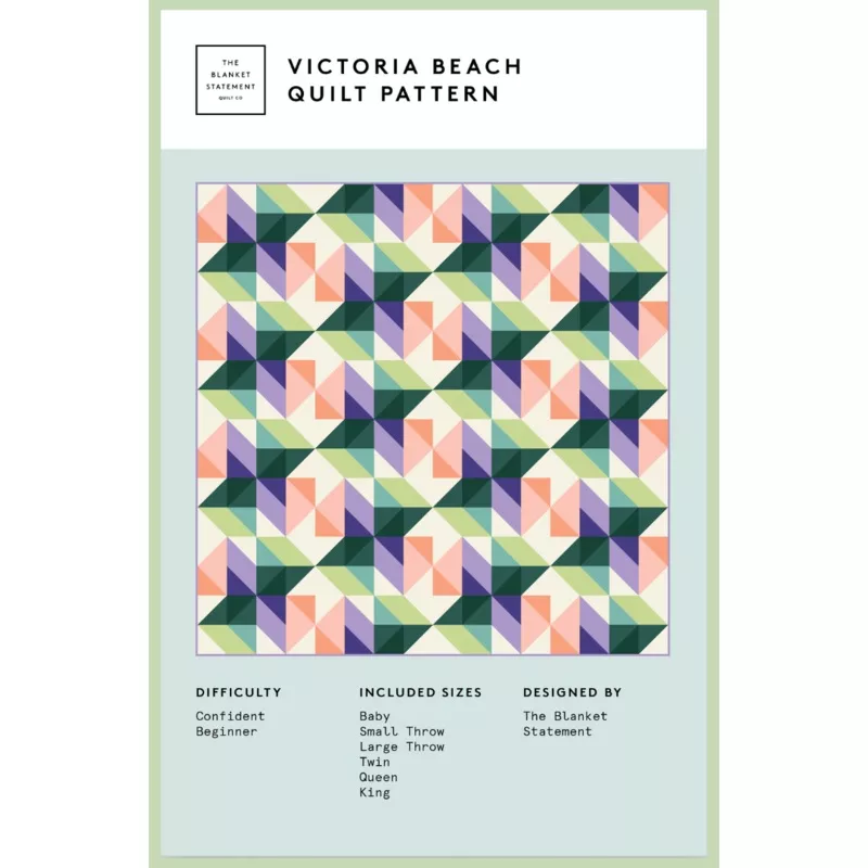 Victoria Beach Quilt | Paper Pattern