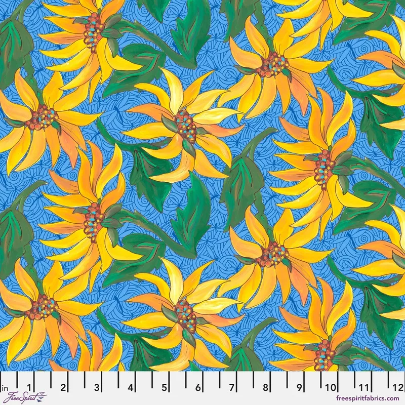 For Vincent – Blue || Fruitopia – Cotton Fabric