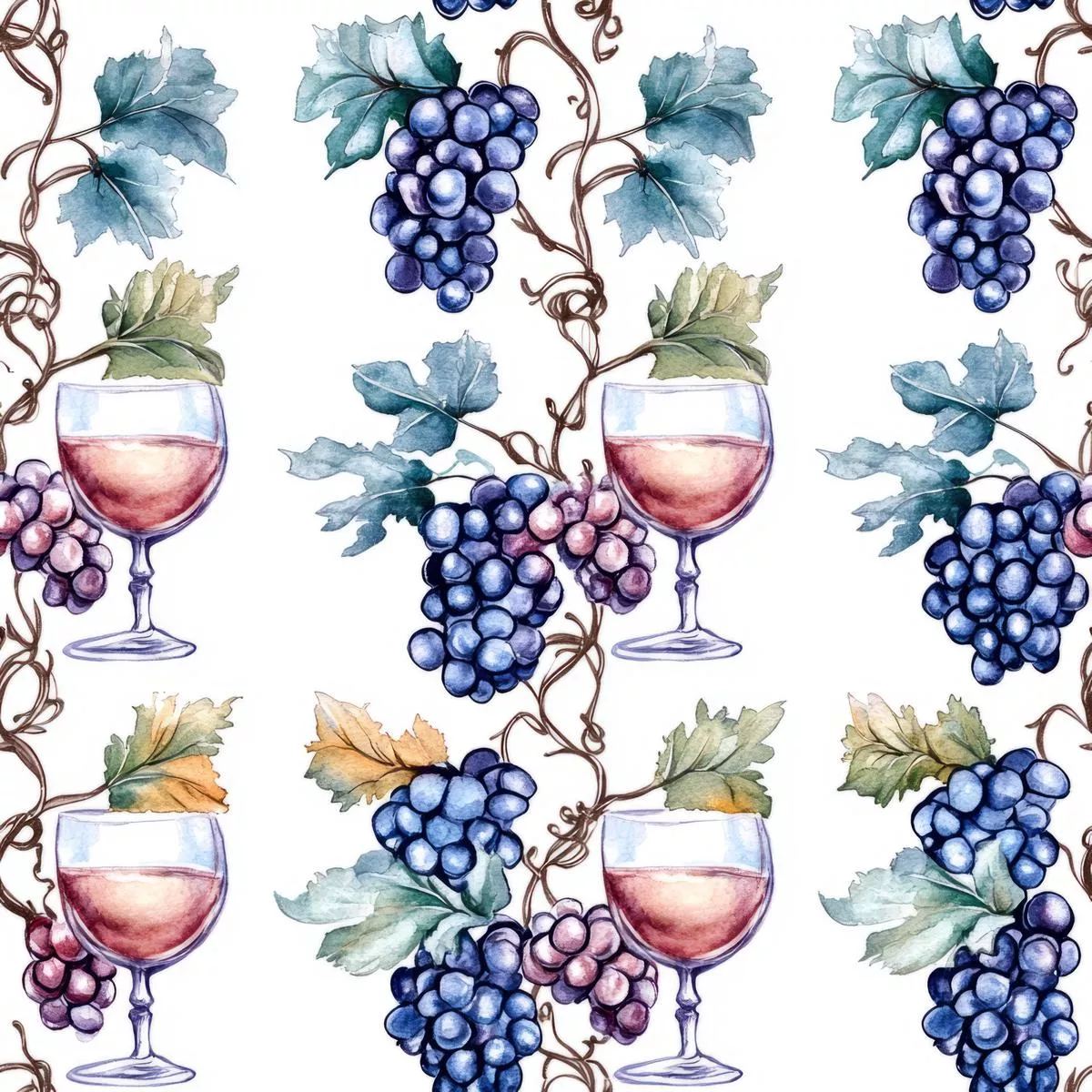 The Vineyard Pattern 24 Quilting Cotton Fabric