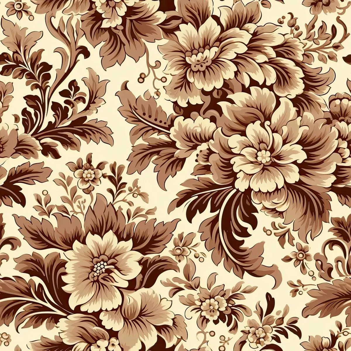 vintage-beige-damask-pattern-6-fabric Vintage Beige Damask Pattern #6 Fabric