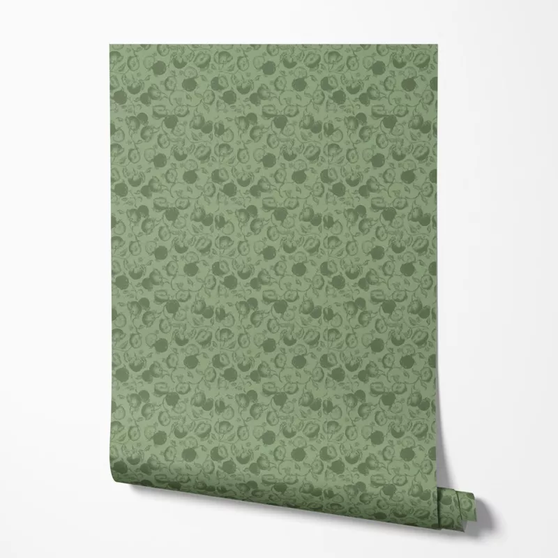 vintage-green-apple-wallpaper Vintage Green Apple Wallpaper
