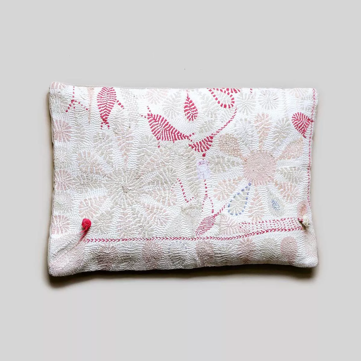 vintage-kantha-cushion-pompom-pop Vintage Kantha Cushion – Pompom pop