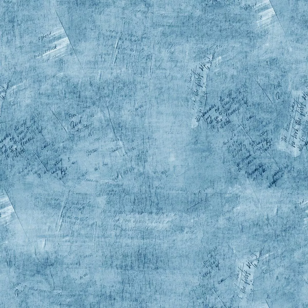 vintage-script-fabric-spanish-blue Vintage Script Fabric – Spanish Blue