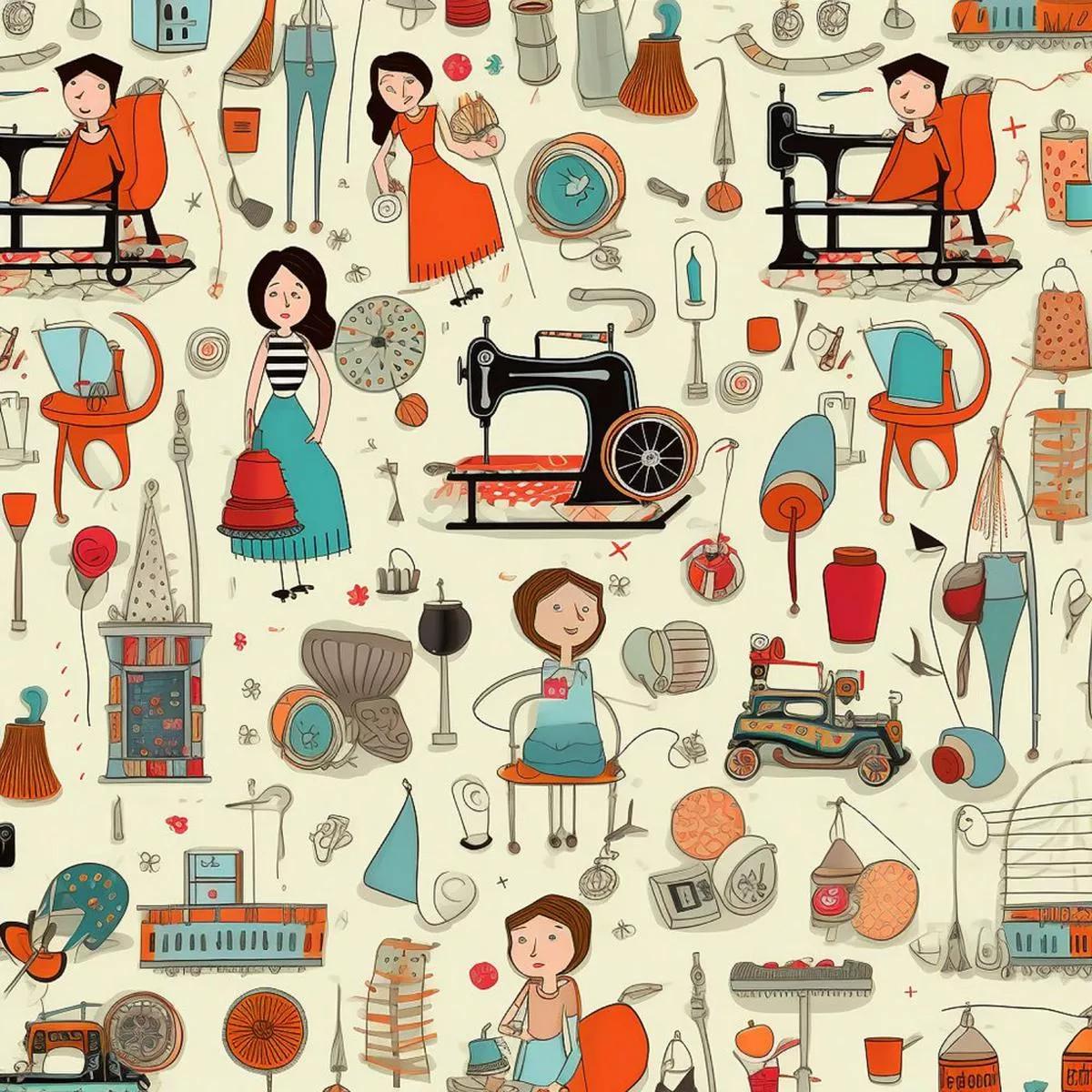 vintage-sewing-party-4-fabric Vintage Sewing Party #4 Fabric