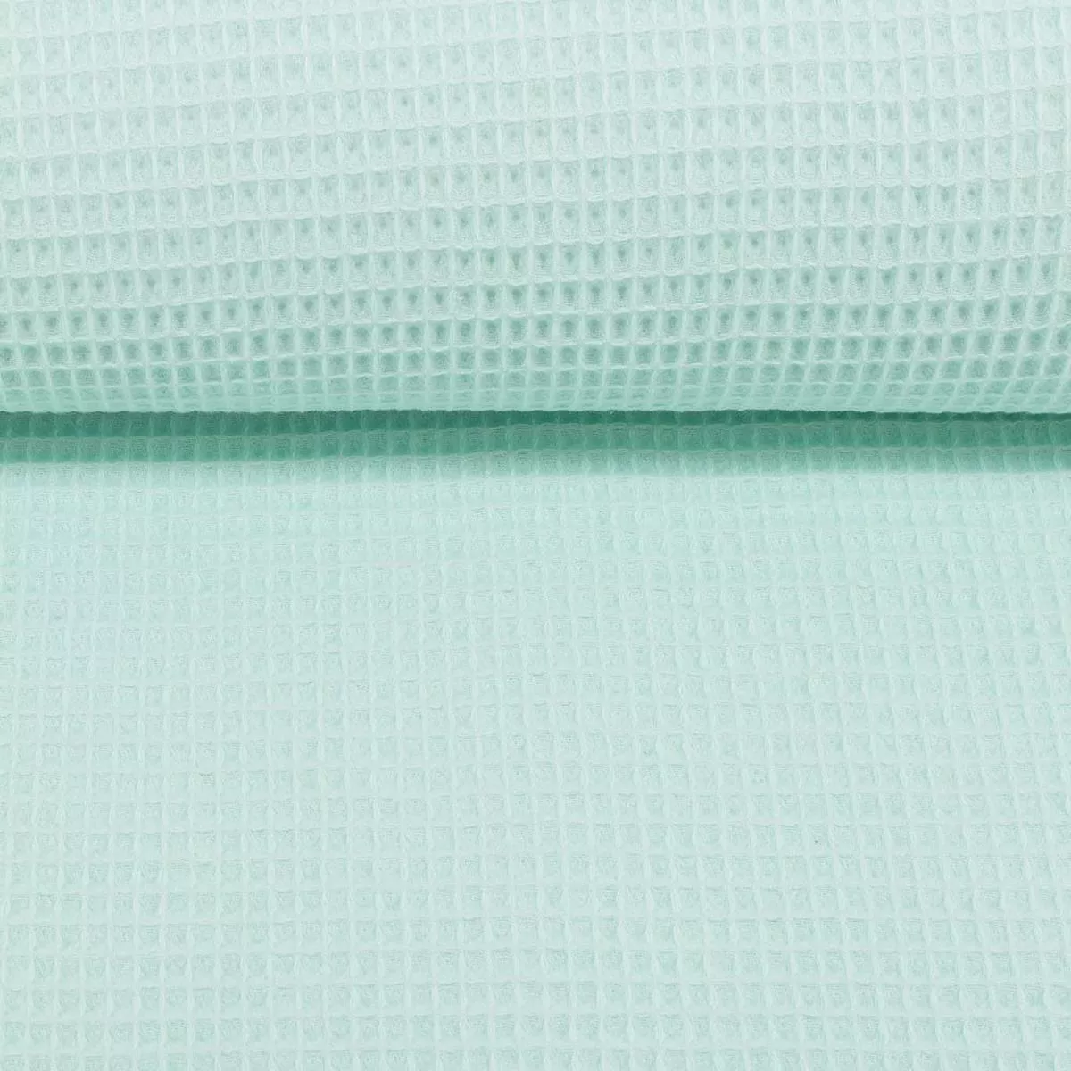 waffle-fabric-mint-230-g-m Waffle fabric-mint 230 g/m