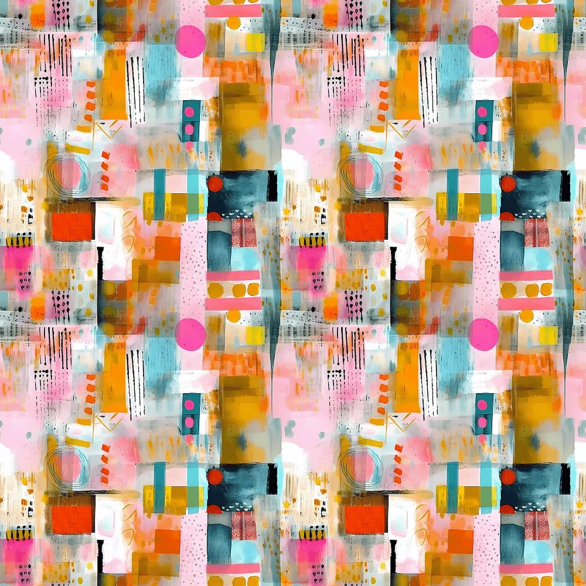 watercolor-abstract-pattern-5-fabric Watercolor Abstract Pattern #5 Fabric