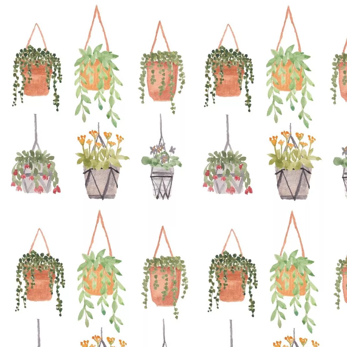 watercolor-hanging-pot-fabric Watercolor Hanging Pot Fabric