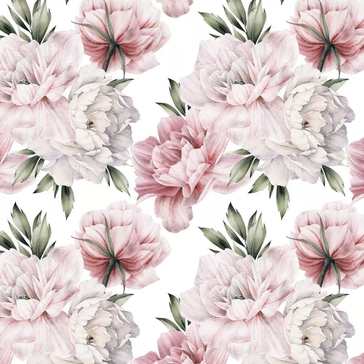 watercolor-subtle-summer-peonies-fabric Watercolor Subtle Summer Peonies Fabric