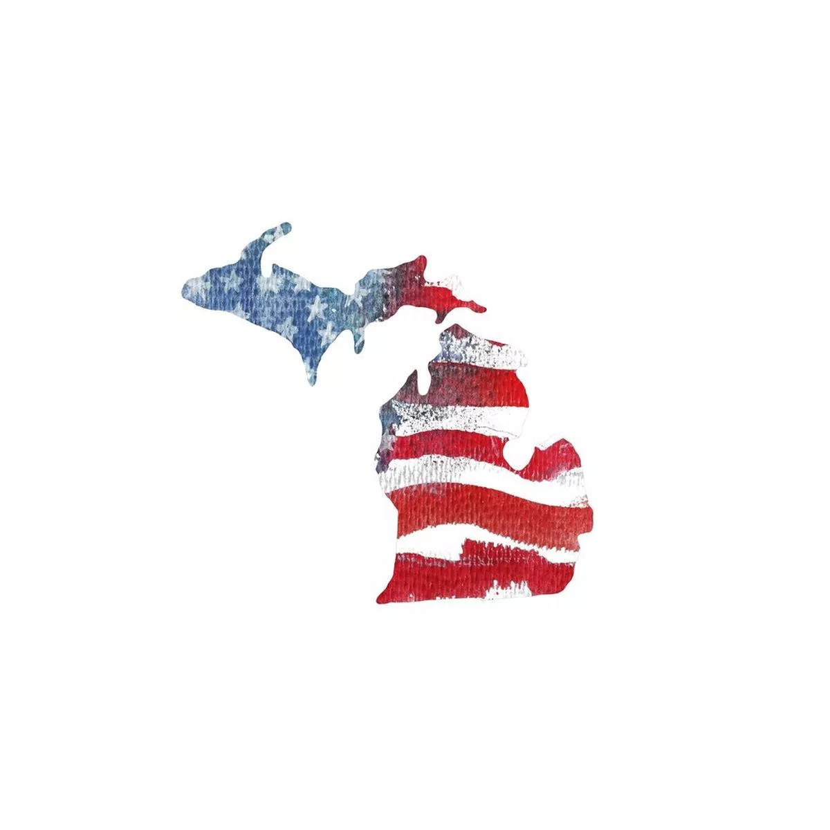 watercolor-textured-flag-fabric-panel-michigan Watercolor Textured Flag Fabric Panel – Michigan