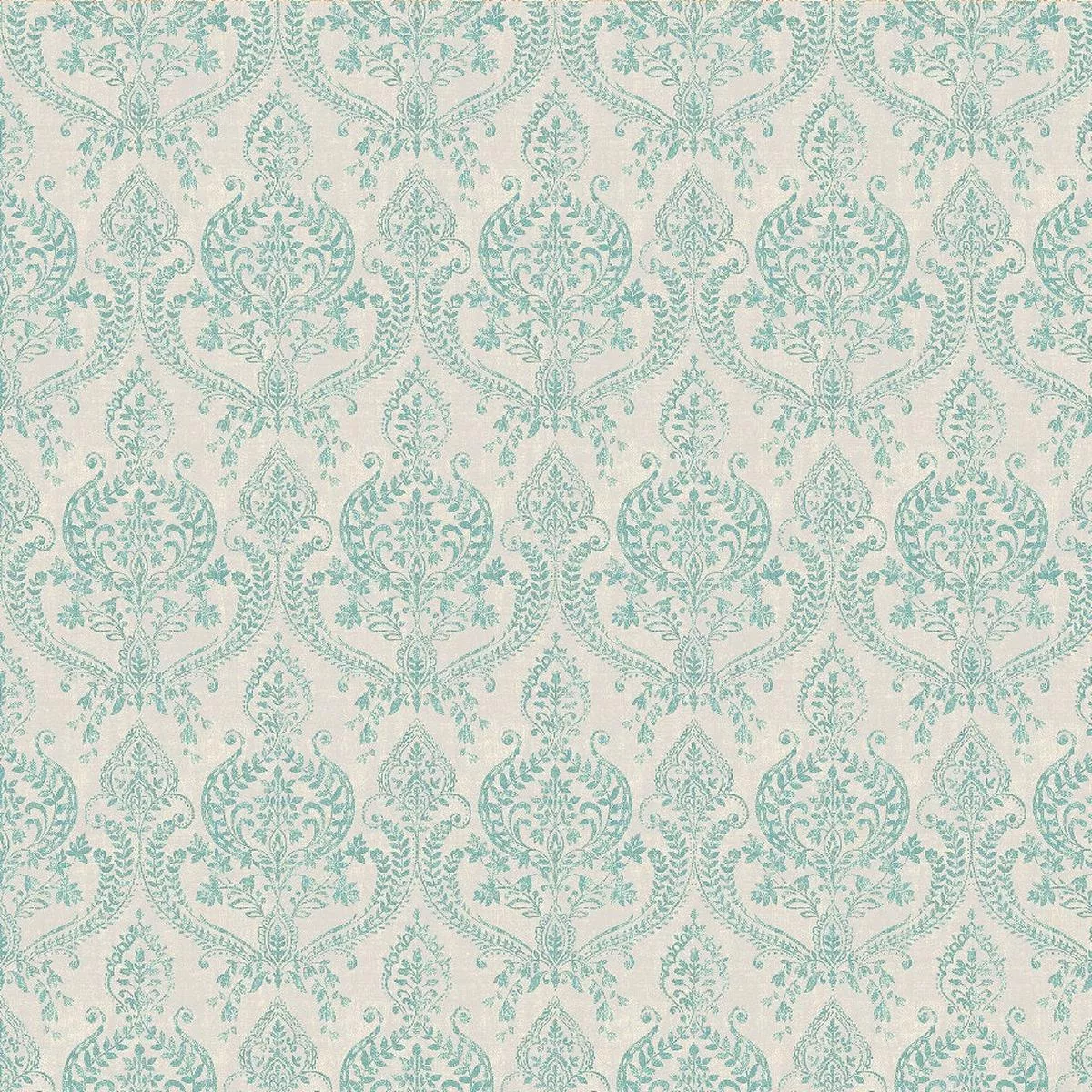 waverly-turquoise-petite-damask-wallpaper Waverly Turquoise Petite Damask Wallpaper
