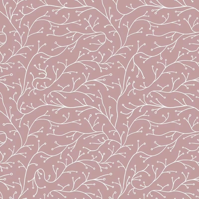 White Branches Old Pink