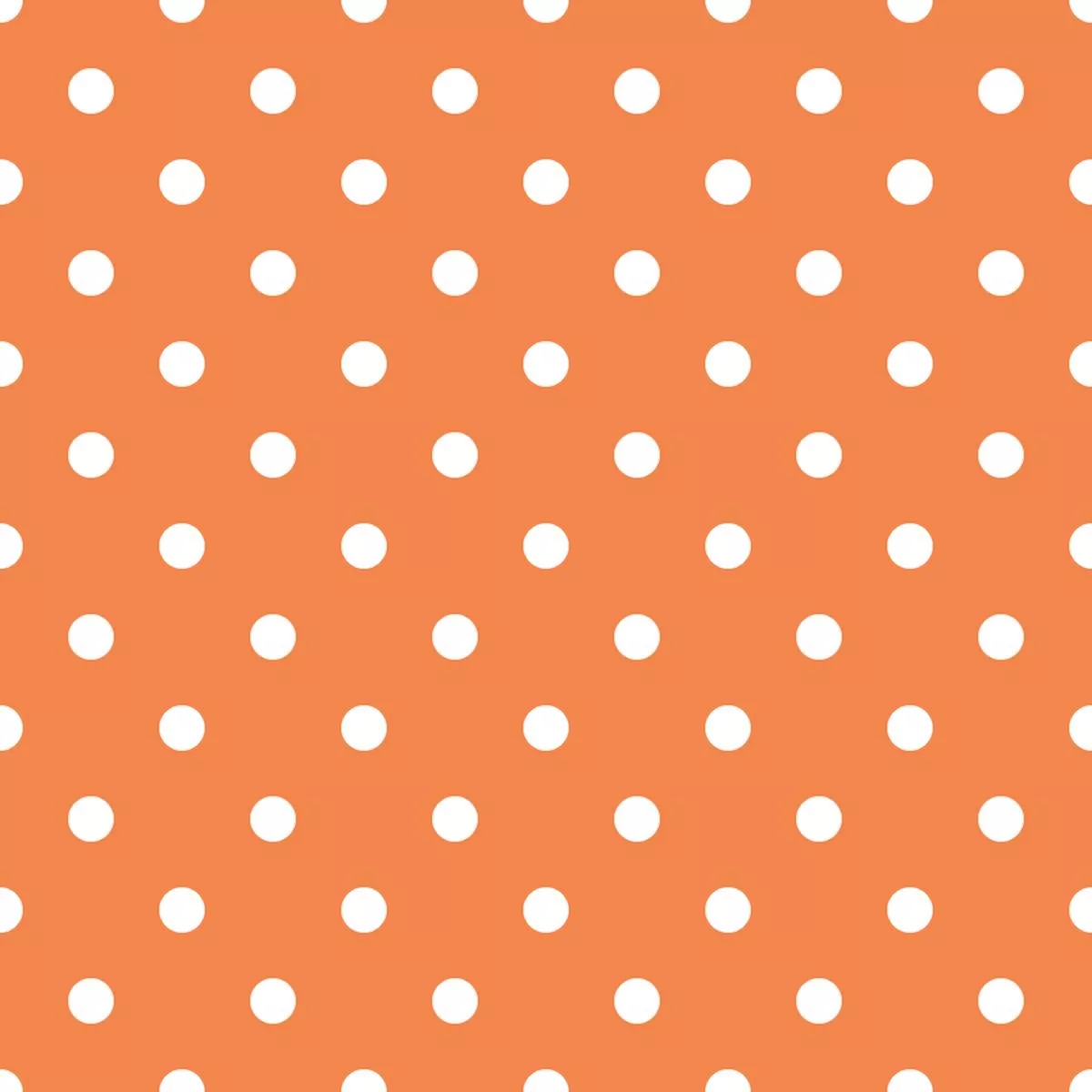 white-dots-fabric-soft-orange White Dots Fabric – Soft Orange