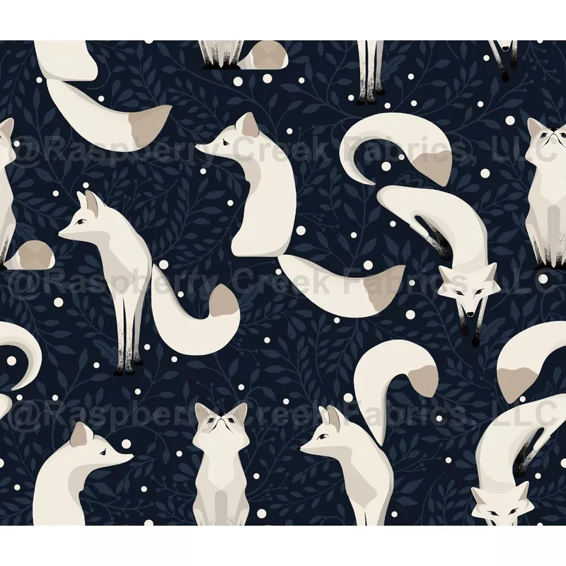 white foxes