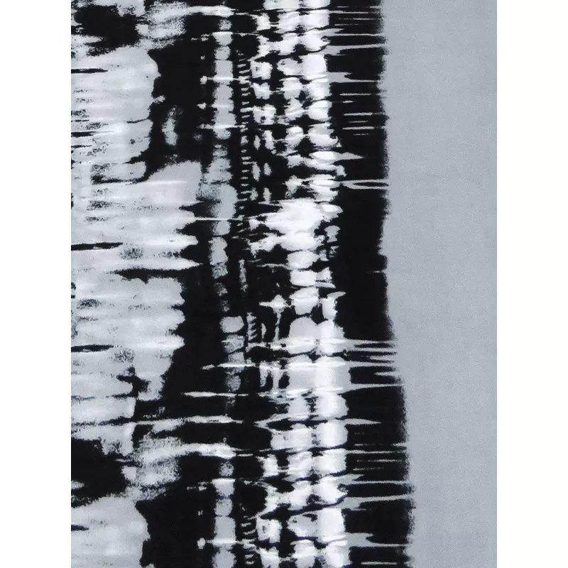 white-mid-gray-black-polyester-lycra-mirrored-tie-dye-look-vertical-stripe-print White/Mid Gray/Black Polyester/Lycra Mirrored Tie-Dye Look Vertical Stripe Print DTY Knit 60W