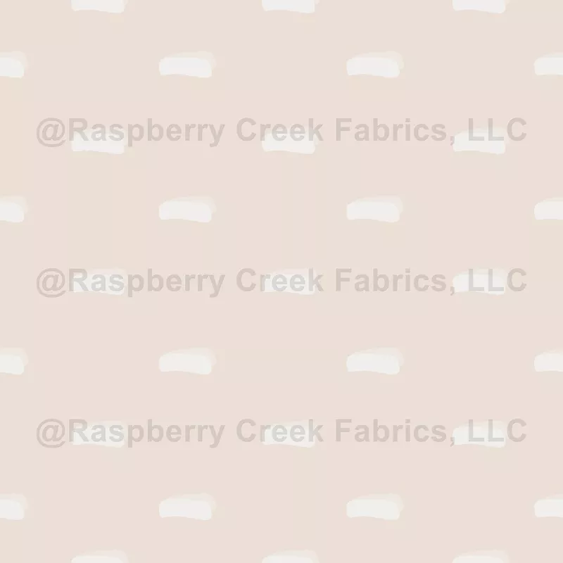 White Minimalist Dashes on Beige