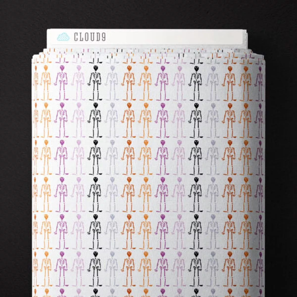 white-multi-lineup-dem-bones-by-sarah-watson-cloud9-organic-cotton WHITE/MULTI The Lineup – Dem Bones by Sarah Watson for Cloud9 Organic Cotton