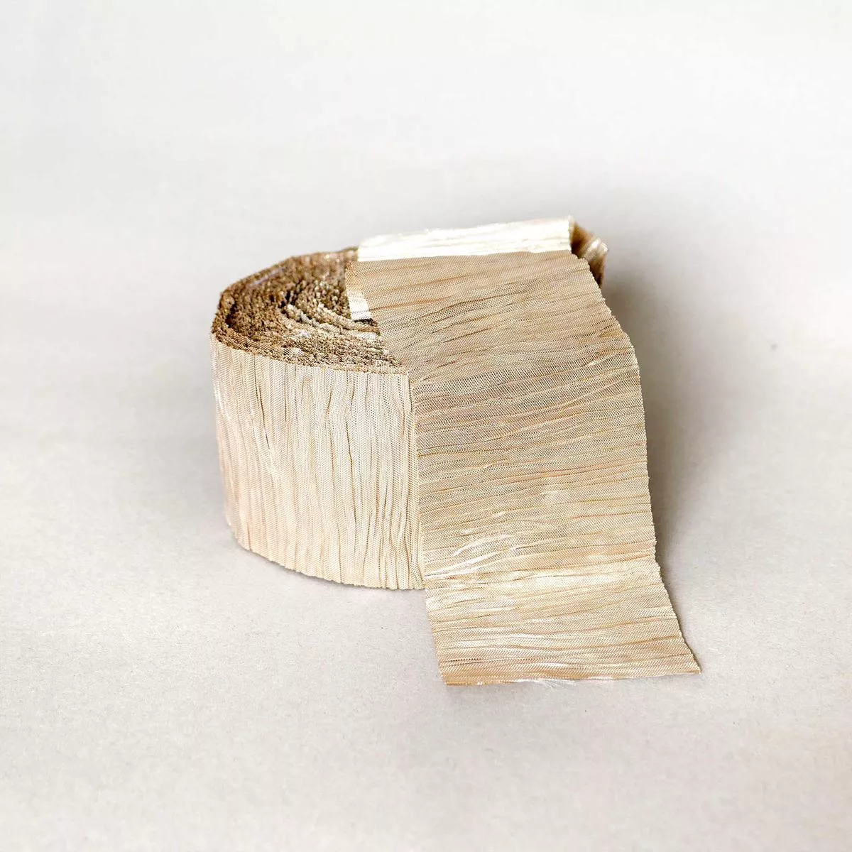 Wide Metallic Crpe Ribbon