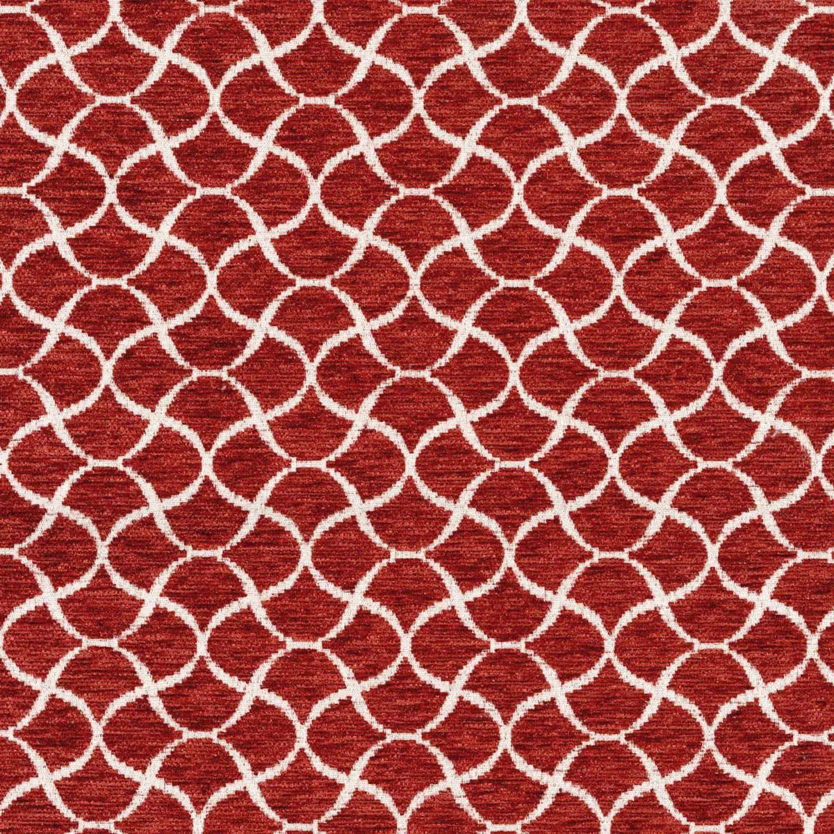 Wiggle Crimson Regal Fabric