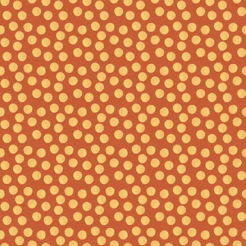 Wild West Yellow Dots Fabric