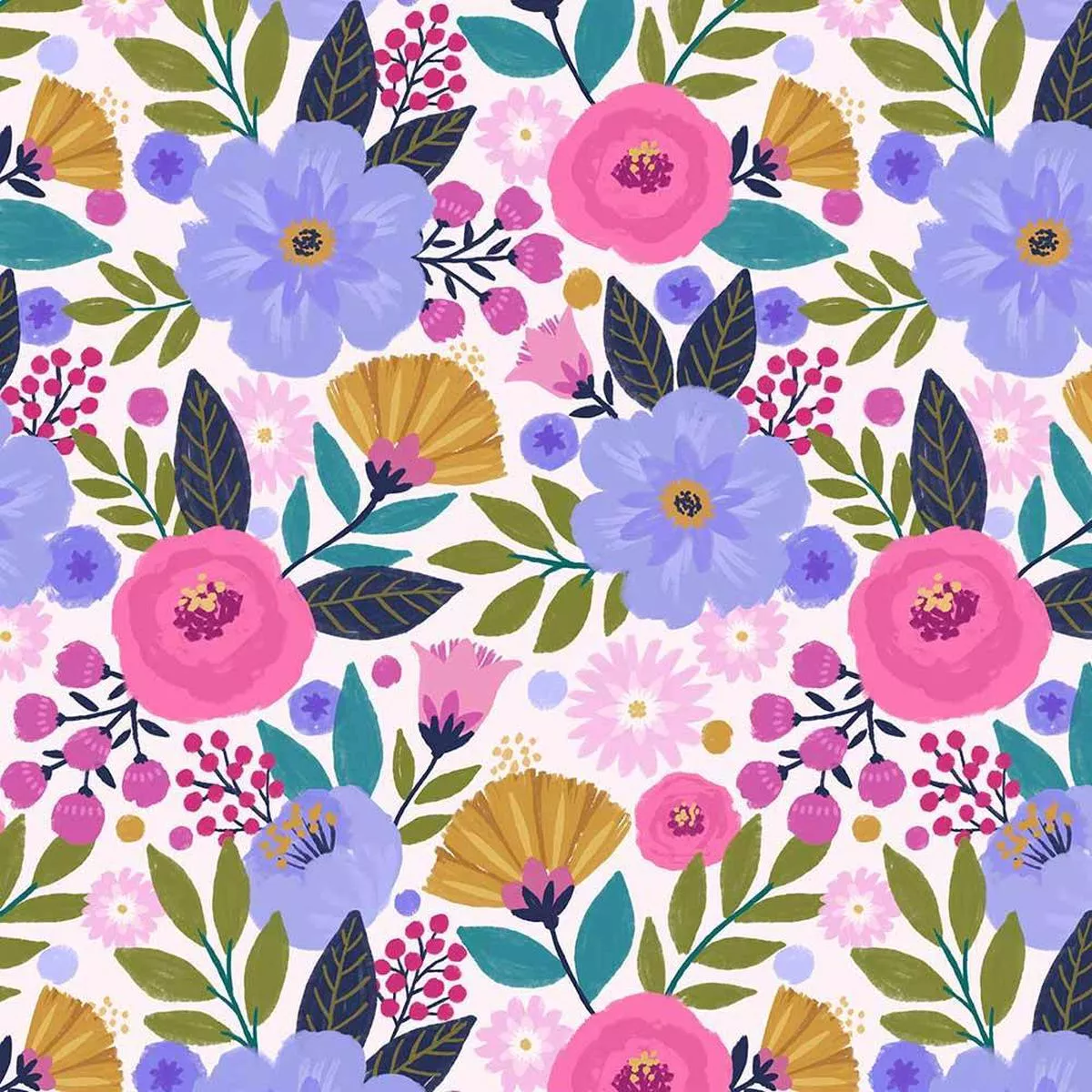 Windham Fabrics – Dayspring by Jess Phoenix – Jubilee – White – Yardage
