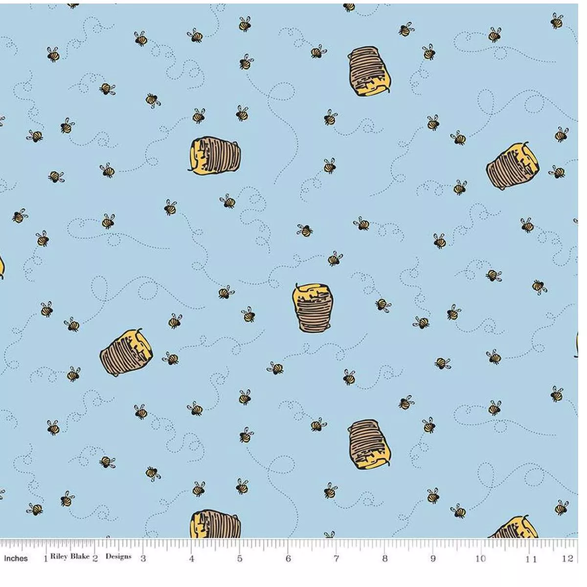 winnie-pooh-bees-blue Winnie the Pooh-Bees Blue