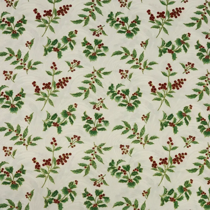 winter-s-day-fabric-collection-holly-waves-white A Winter’s Day Fabric Collection – Holly & Waves White