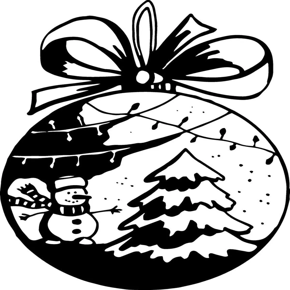 winter-snowman-snowglobe-fabric-panel Winter Snowman Snowglobe Fabric Panel