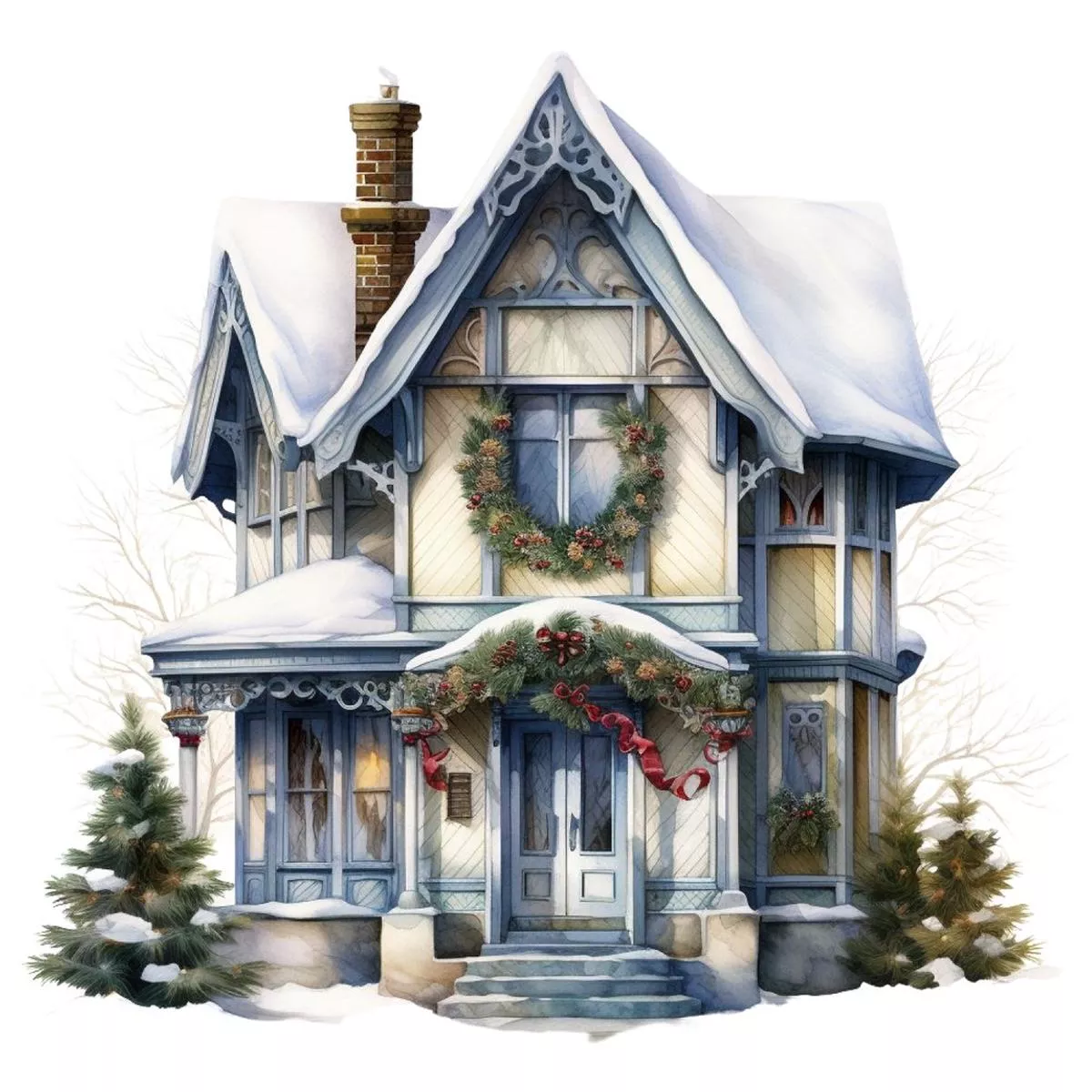 winter-wonder-lane-22-fabric-panel Winter Wonder Lane #22 Fabric Panel