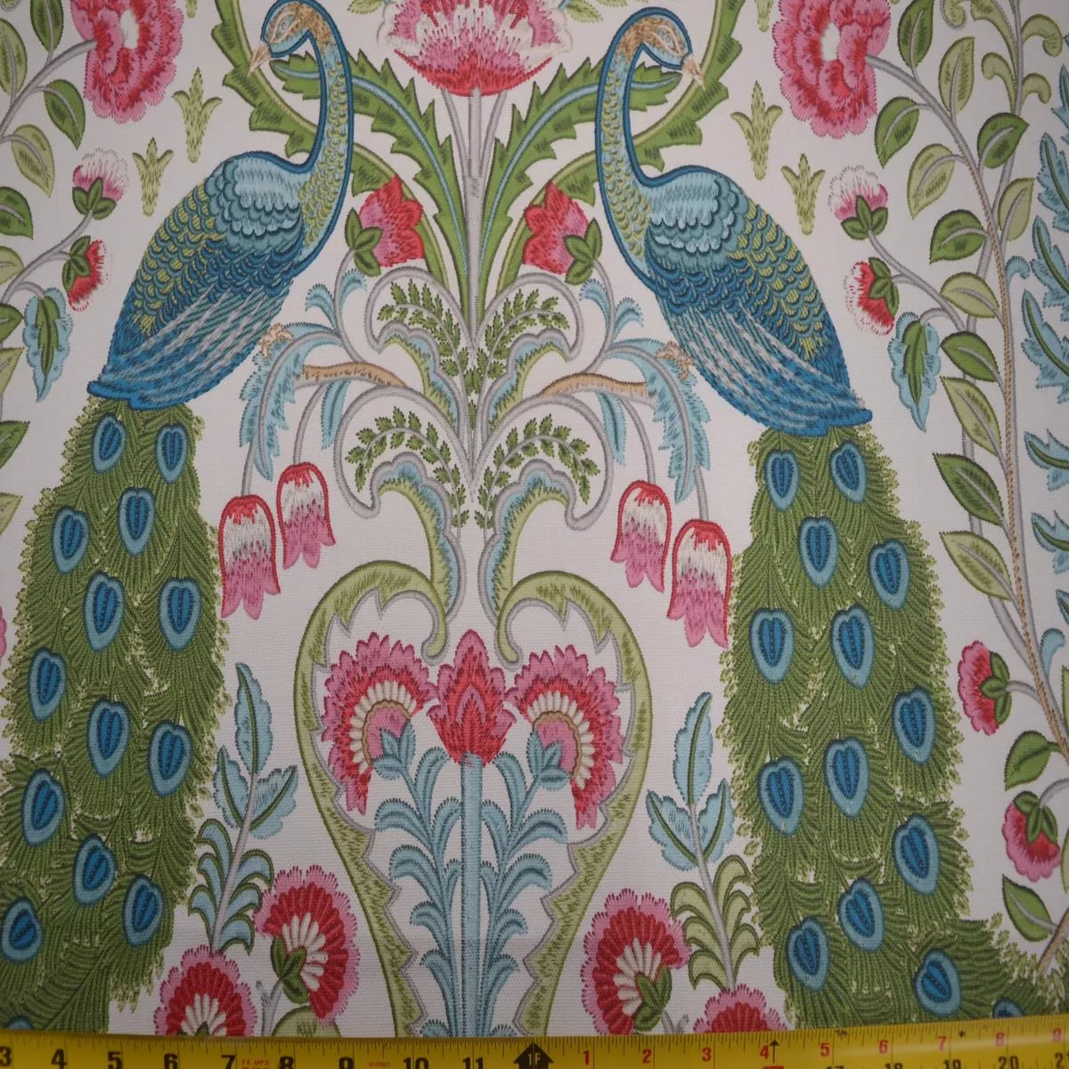 winthrop-spring-peacock-floral-damask-covington-fabric Winthrop Spring Peacock Floral Damask Covington Fabric