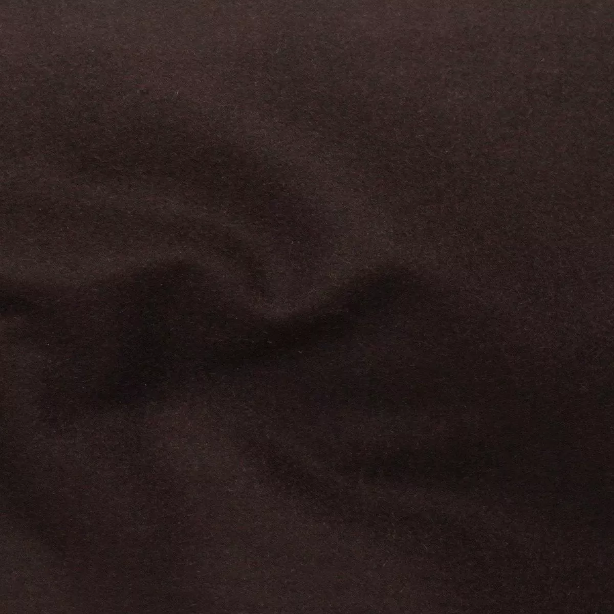 Wool Melton Dark Brown