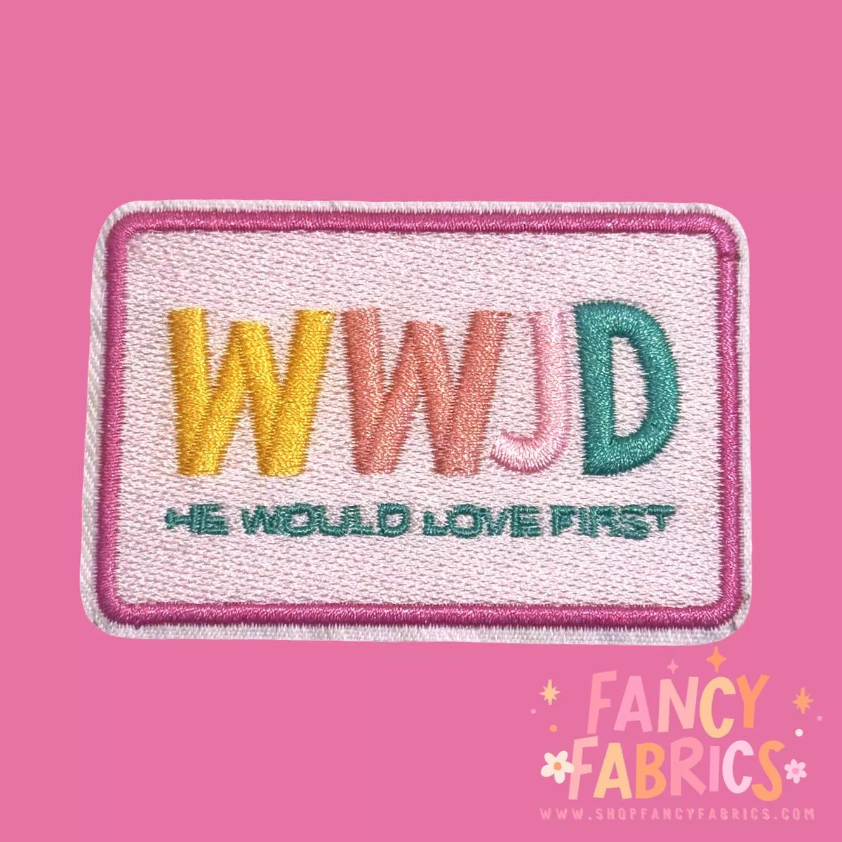 wwjd-iron-on-patch WWJD | Iron On Patch