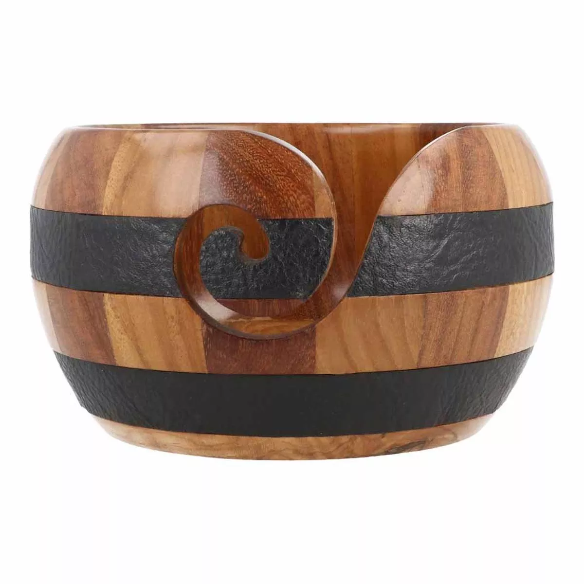 yarn-bowl-scheepjes-rosewood-leather Yarn Bowl Scheepjes Rosewood and Leather