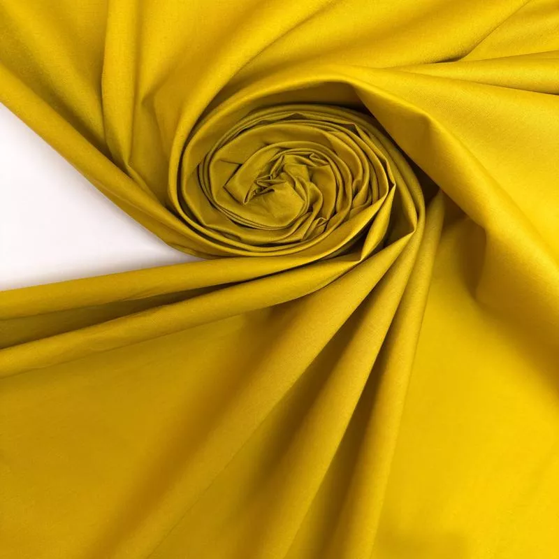 yellow-linen-cotton-stretch-fabric Yellow Linen Cotton Stretch Fabric